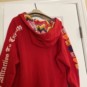 Vintage Polka Dot Harajuku Zip-Up Hoodie